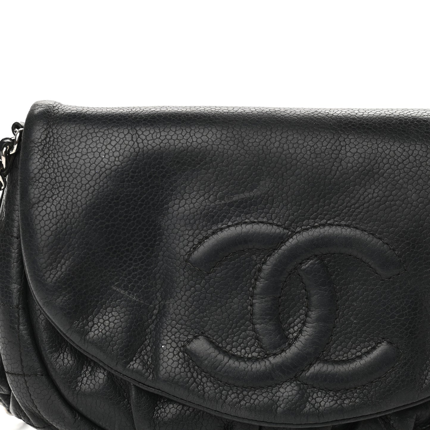 Caviar Half Moon Wallet On Chain WOC Black