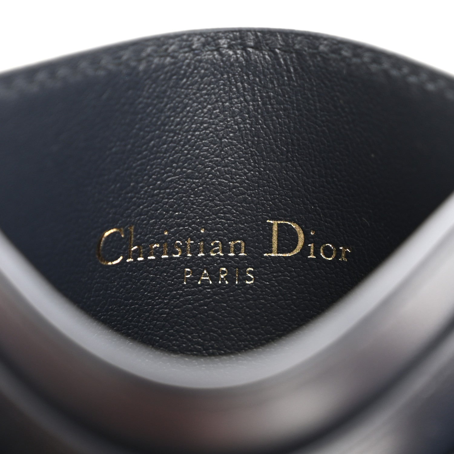 Christian Dior Oblique Calfskin 30 Montaigne Freesia Card Holder Blue 6 of 9