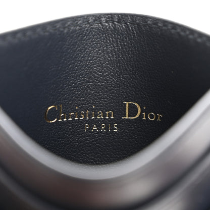 Christian Dior Oblique Calfskin 30 Montaigne Freesia Card Holder Blue 6 of 9