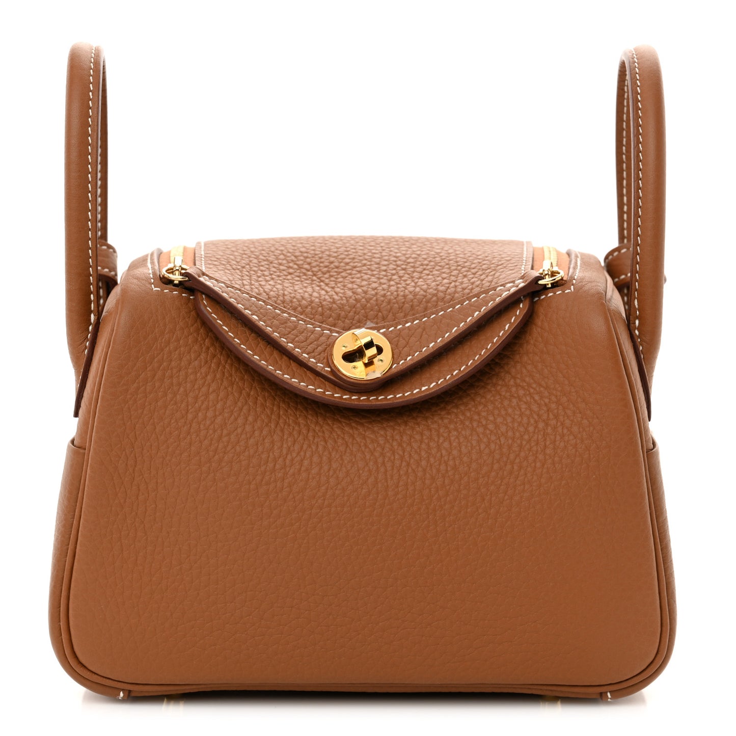 Taurillon Clemence Mini Lindy 20 Gold