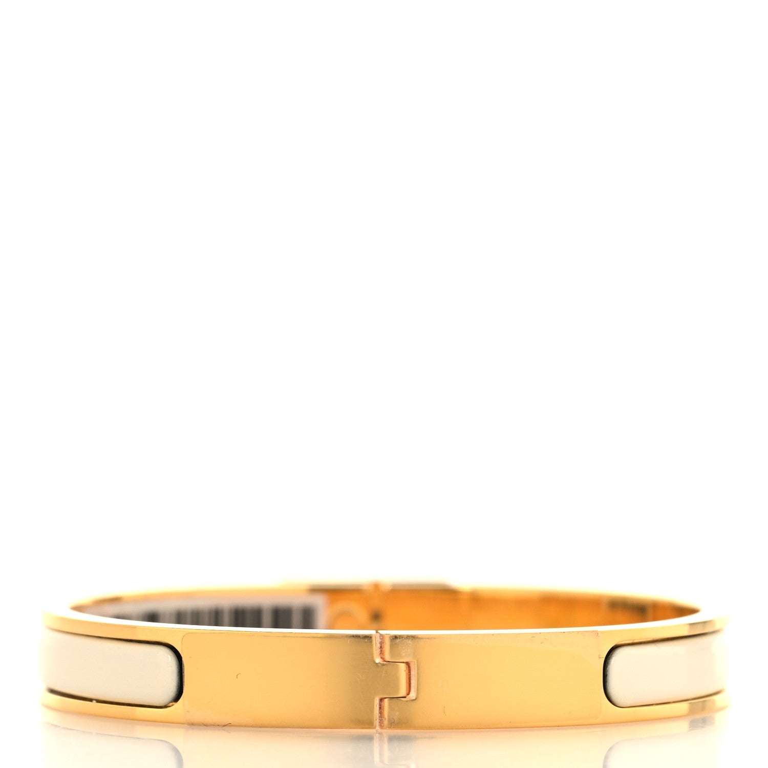 Hermes Enamel Mini Clic Kelly Bracelet PM Creme 3 of 5