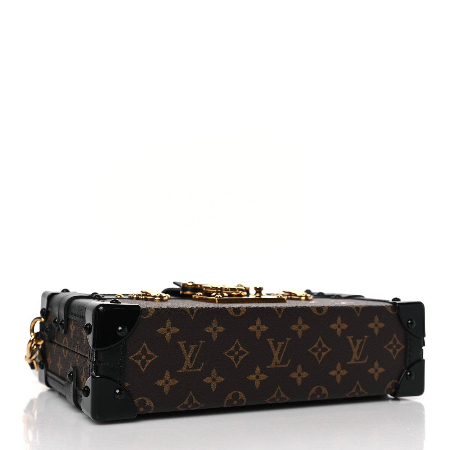 Louis Vuitton Monogram Petite Malle Black 4 of 9
