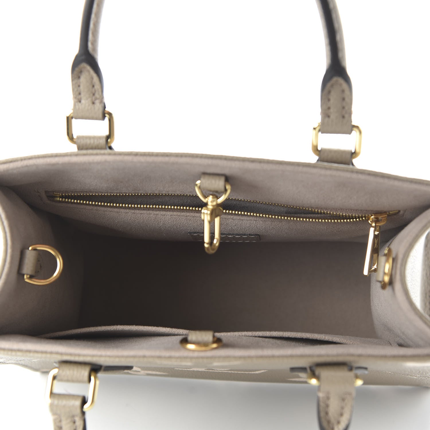 Louis Vuitton Empreinte Monogram Giant Onthego PM Tourterelle Creme 4 of 8