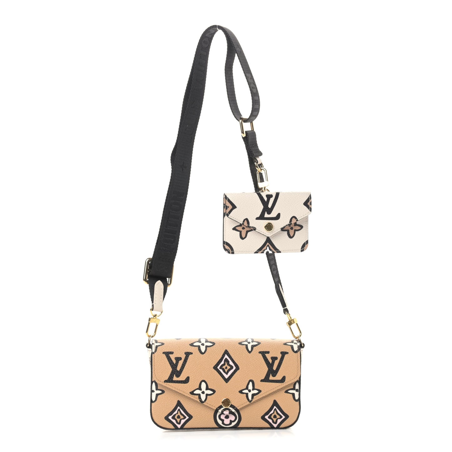 Monogram Wild At Heart Felicie Strap & Go Arizona Creme