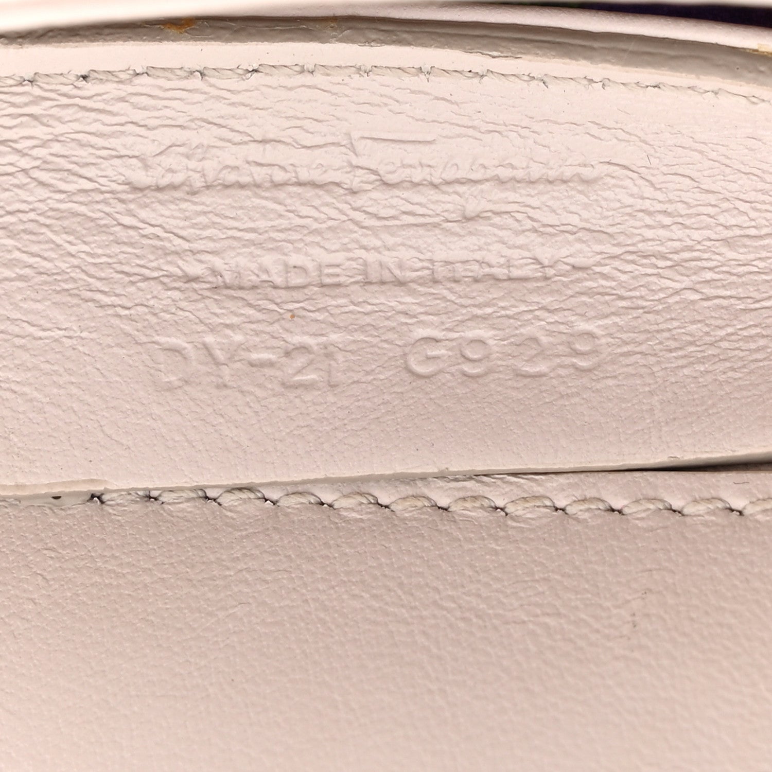 Salvatore Ferragamo Canvas Calfskin Thalia Crossbody Bag White Multicolor 7 of 12