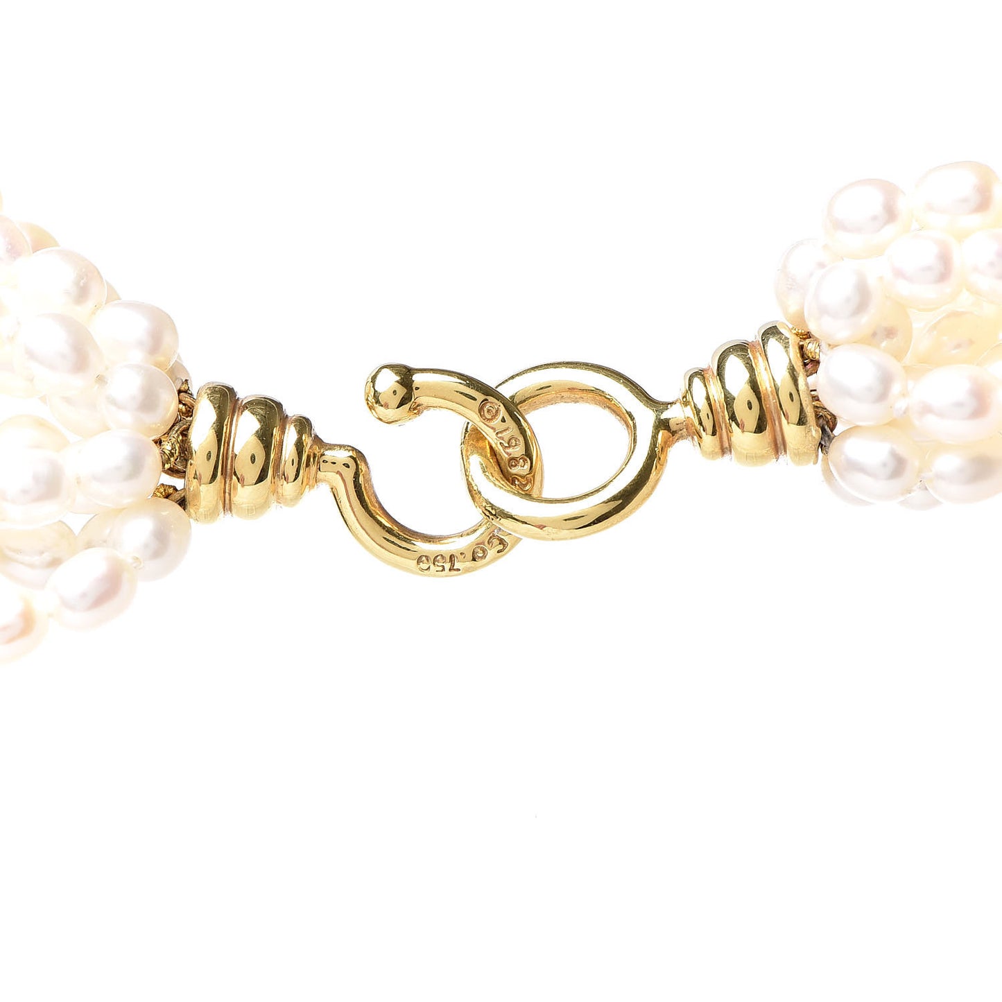 18K Yellow Gold Pearl Paloma Picasso Torsade Necklace