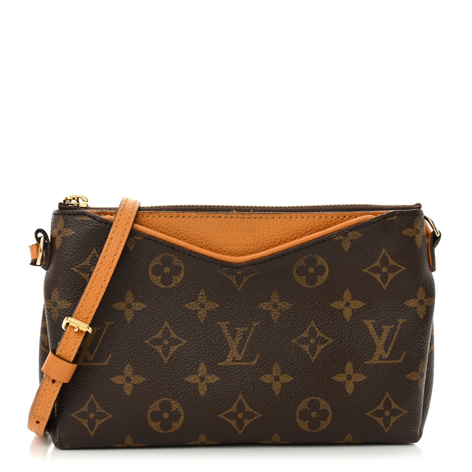 Louis Vuitton Monogram Pallas Clutch Saffron 1 of 11