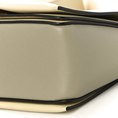 Celine Shiny Smooth Calfskin Medium Frame Shoulder Bag Beige Green 9 of 9