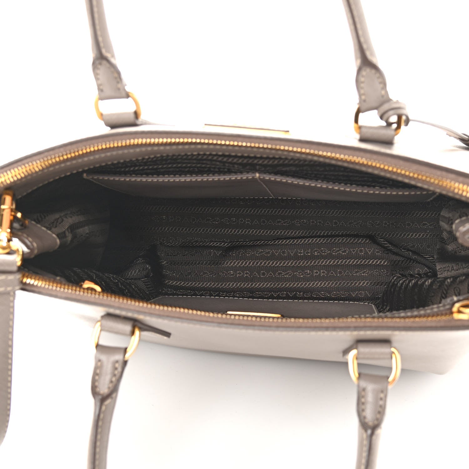 Prada Saffiano Medium Galleria Double Zip Tote Argilla 5 of 15