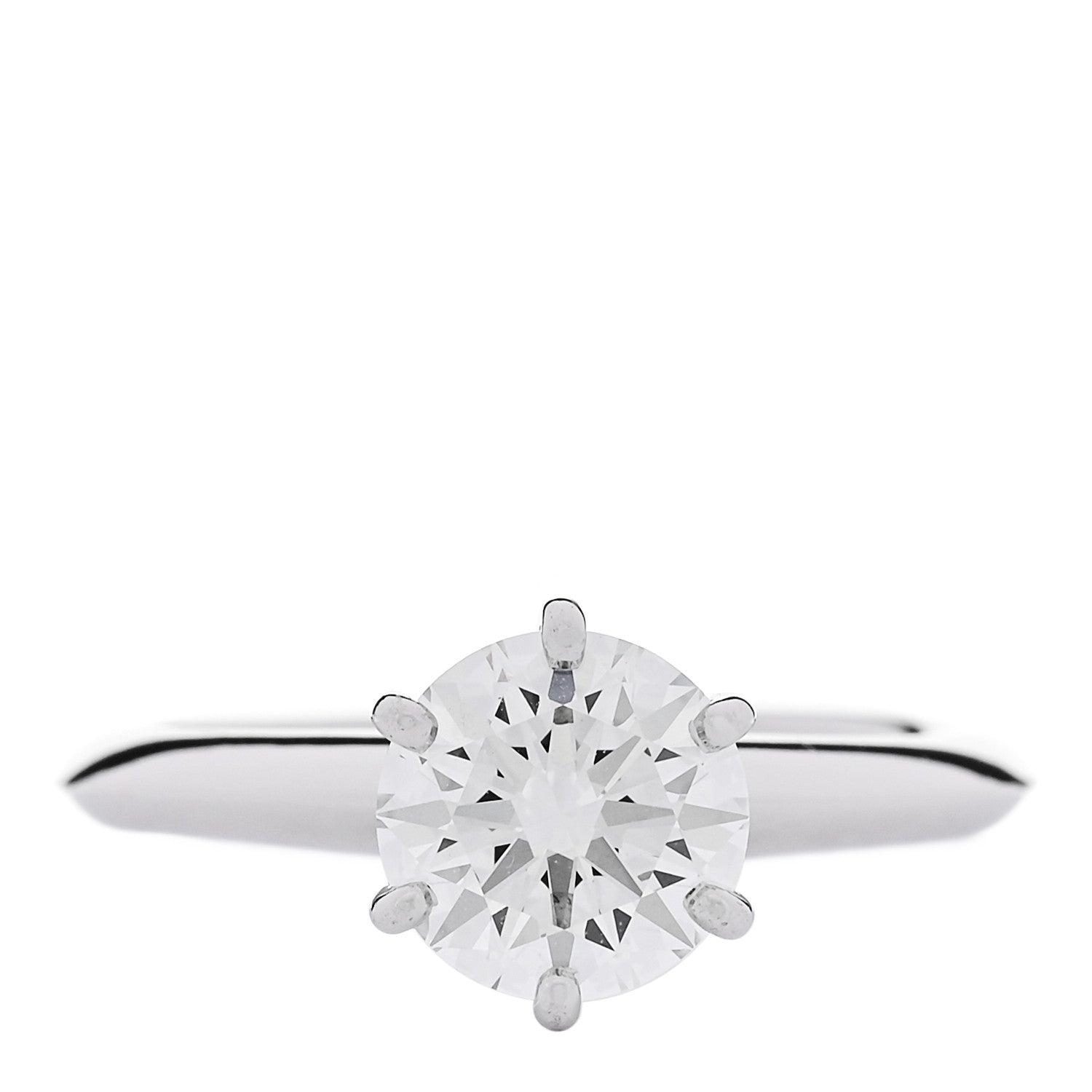 Tiffany Platinum Diamond 1.30ct Solitaire Engagement Ring 49 5 1 of 7