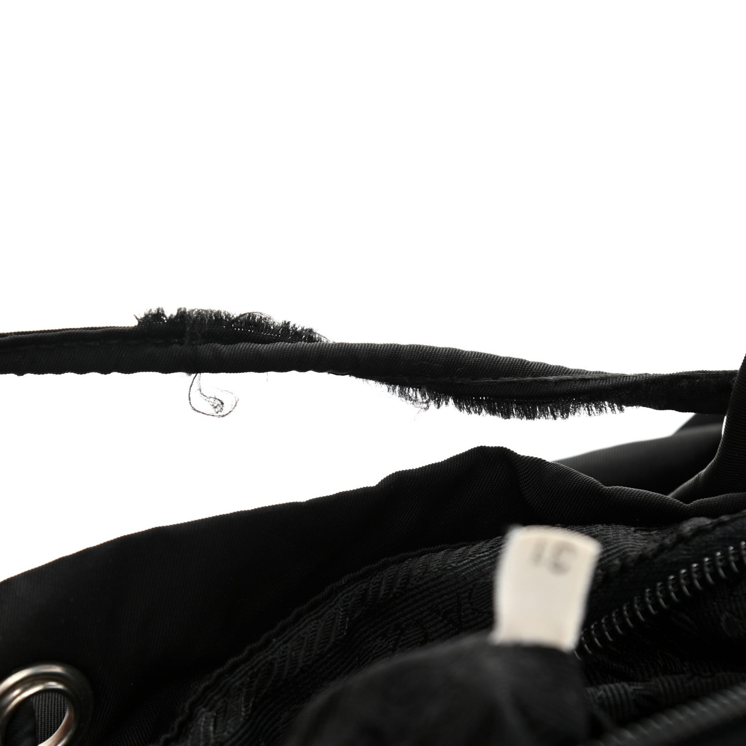 Prada Tessuto Nylon Saffiano Medium Backpack Black 10 of 20