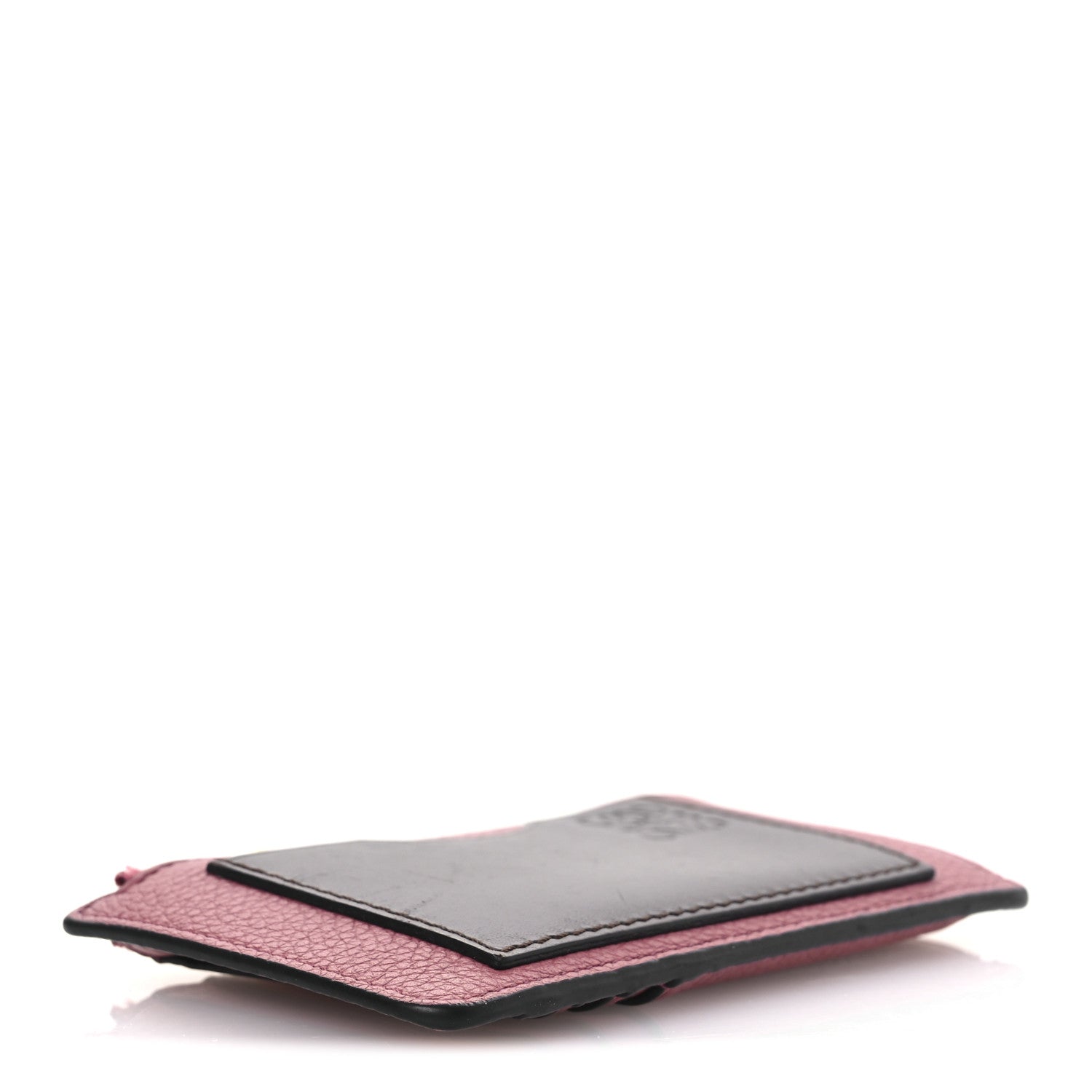 Loewe Soft Grained Calfskin Coin Card Holder Plumrose Ebony 4 of 8