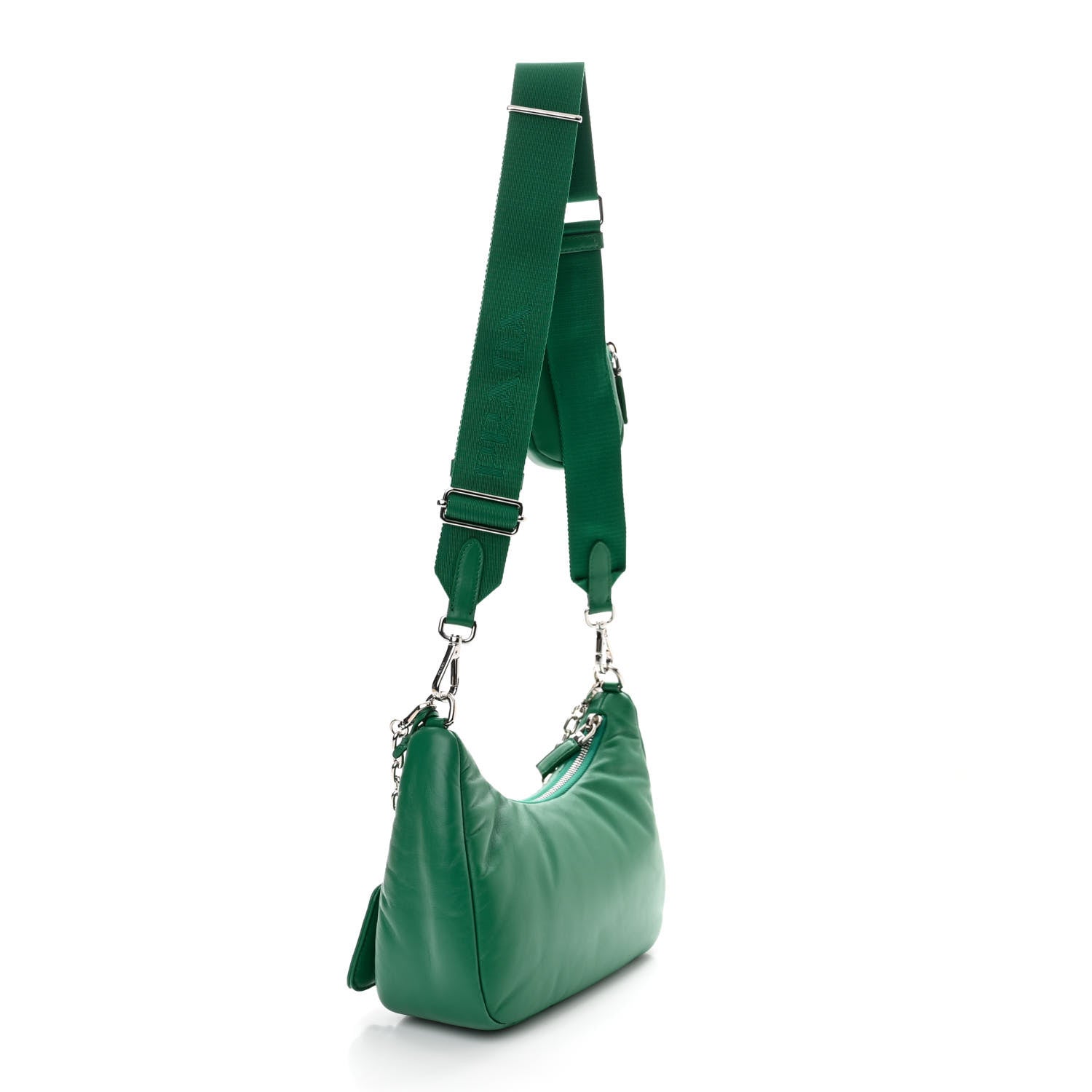 Prada Nappa Soft Padded Re-Edition 2005 Shoulder Bag Mango 3 of 9