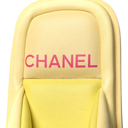 Chanel Lambskin Padded Pool Thong Sandals 41 Black 8 of 8