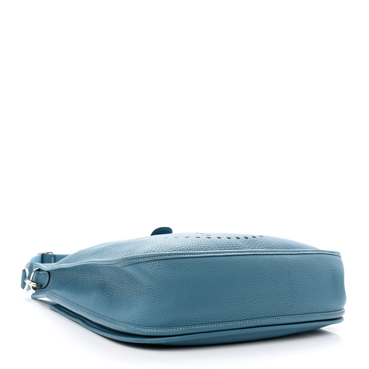 Hermes Taurillon Clemence Evelyne III GM Blue Jean 4 of 10