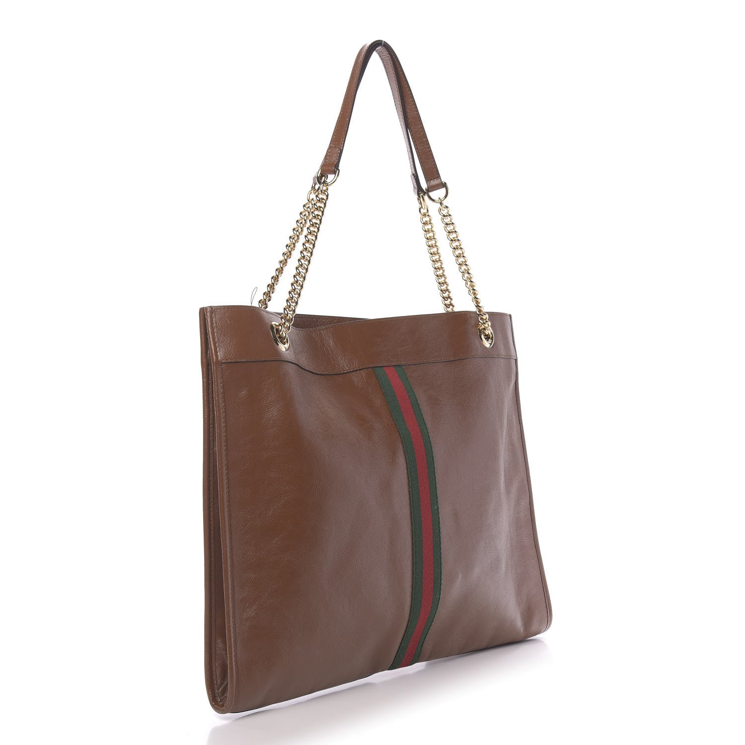 Gucci Calfskin Large Rajah Chain Tote Cuir 3 of 10
