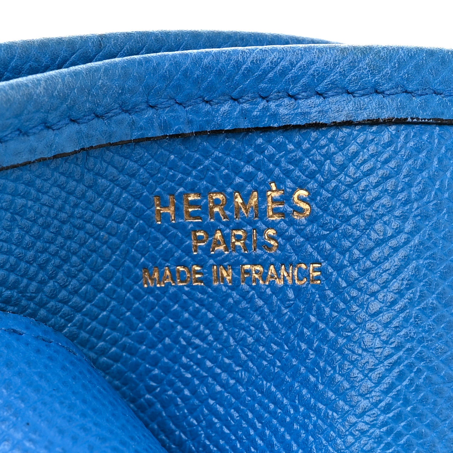 Hermes Epsom Evelyne GM Bleu France 6 of 19