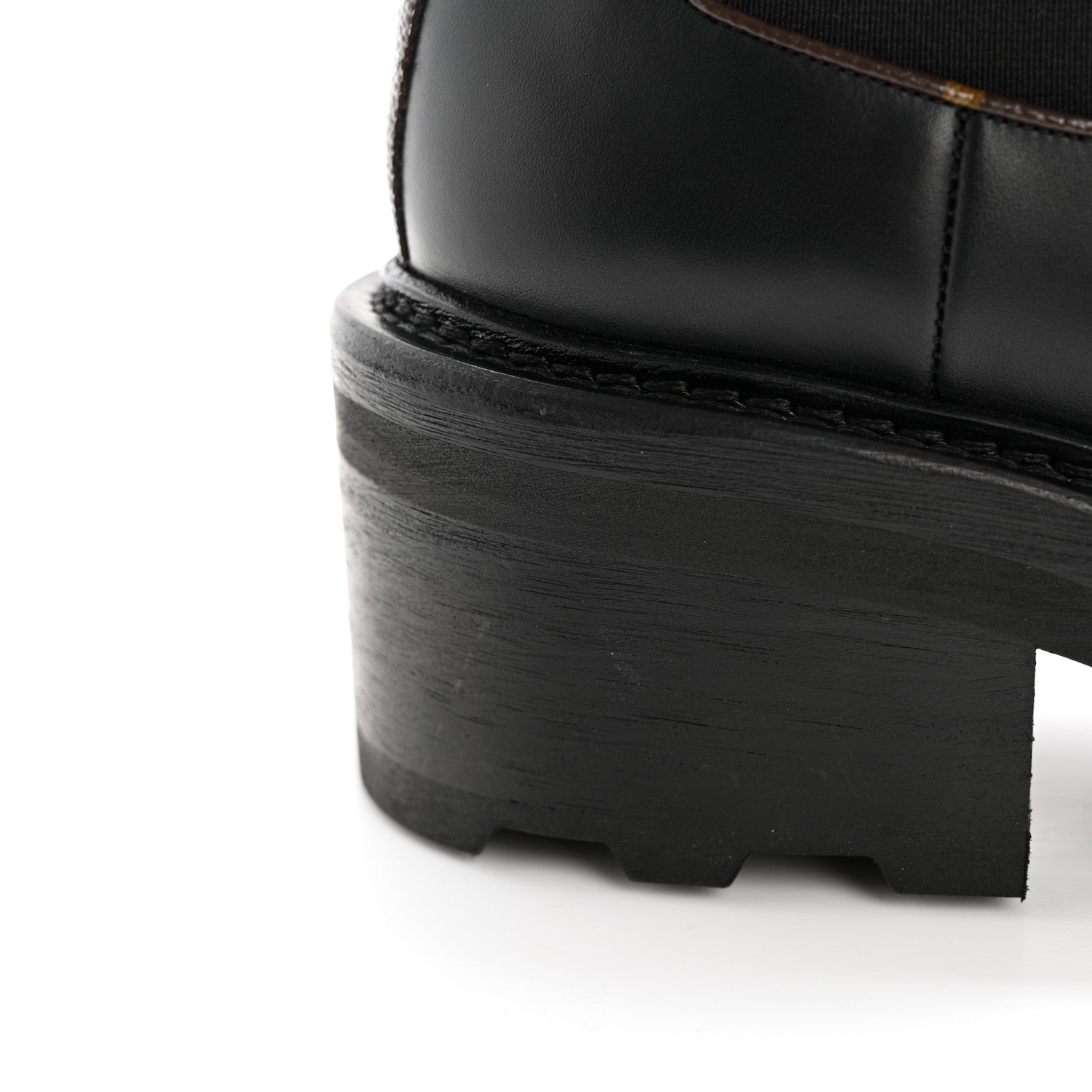 Louis Vuitton Calfskin Monogram Beaubourg Ankle Boots 39 Black 10 of 10