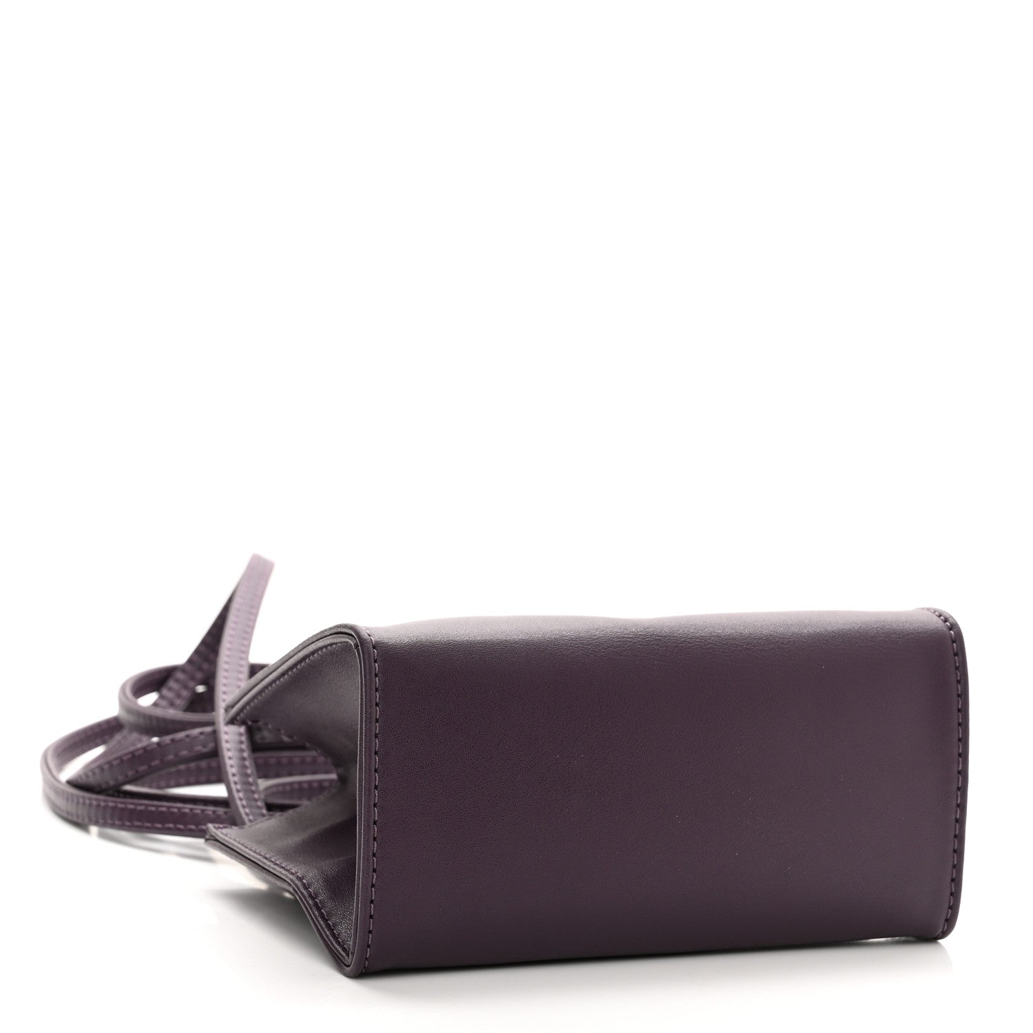 Telfar Vegan Leather Small Shopping Bag Eggplant 5 of 9