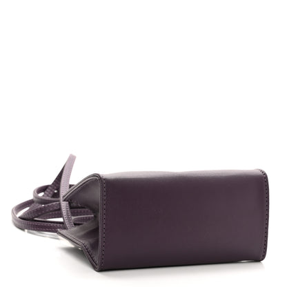 Telfar Vegan Leather Small Shopping Bag Eggplant 5 of 9