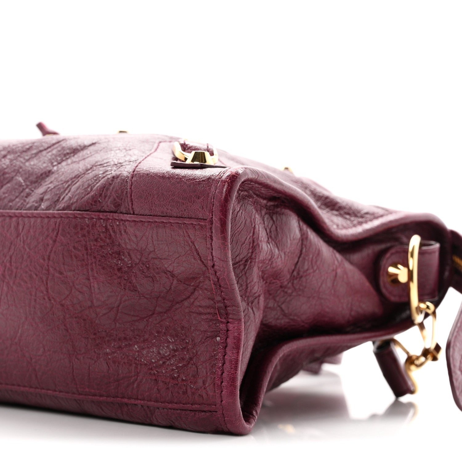 Balenciaga Agneau Classic Gold Hardware S City Violet Prune 11 of 11