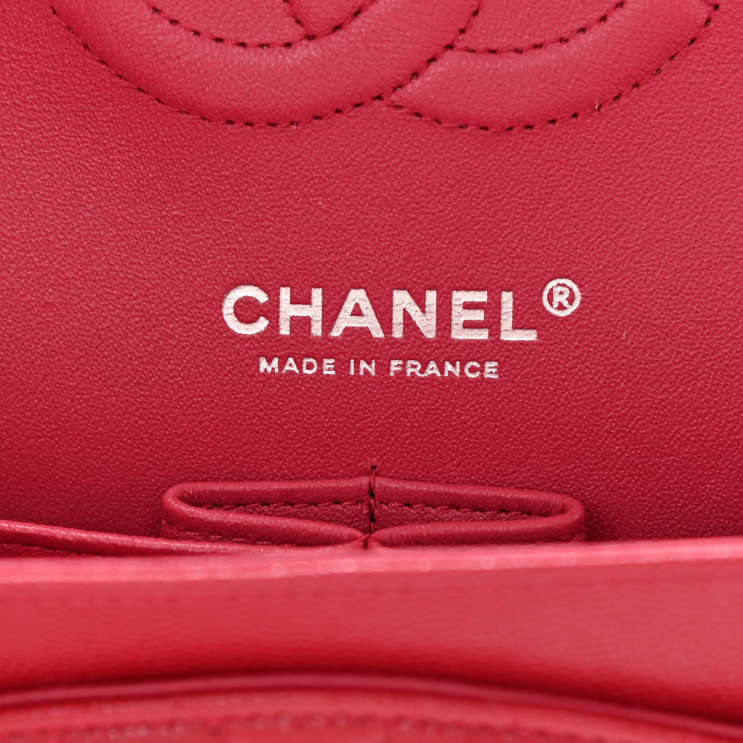 Chanel Caviar Quilted Medium Double Flap Red 6 of 9