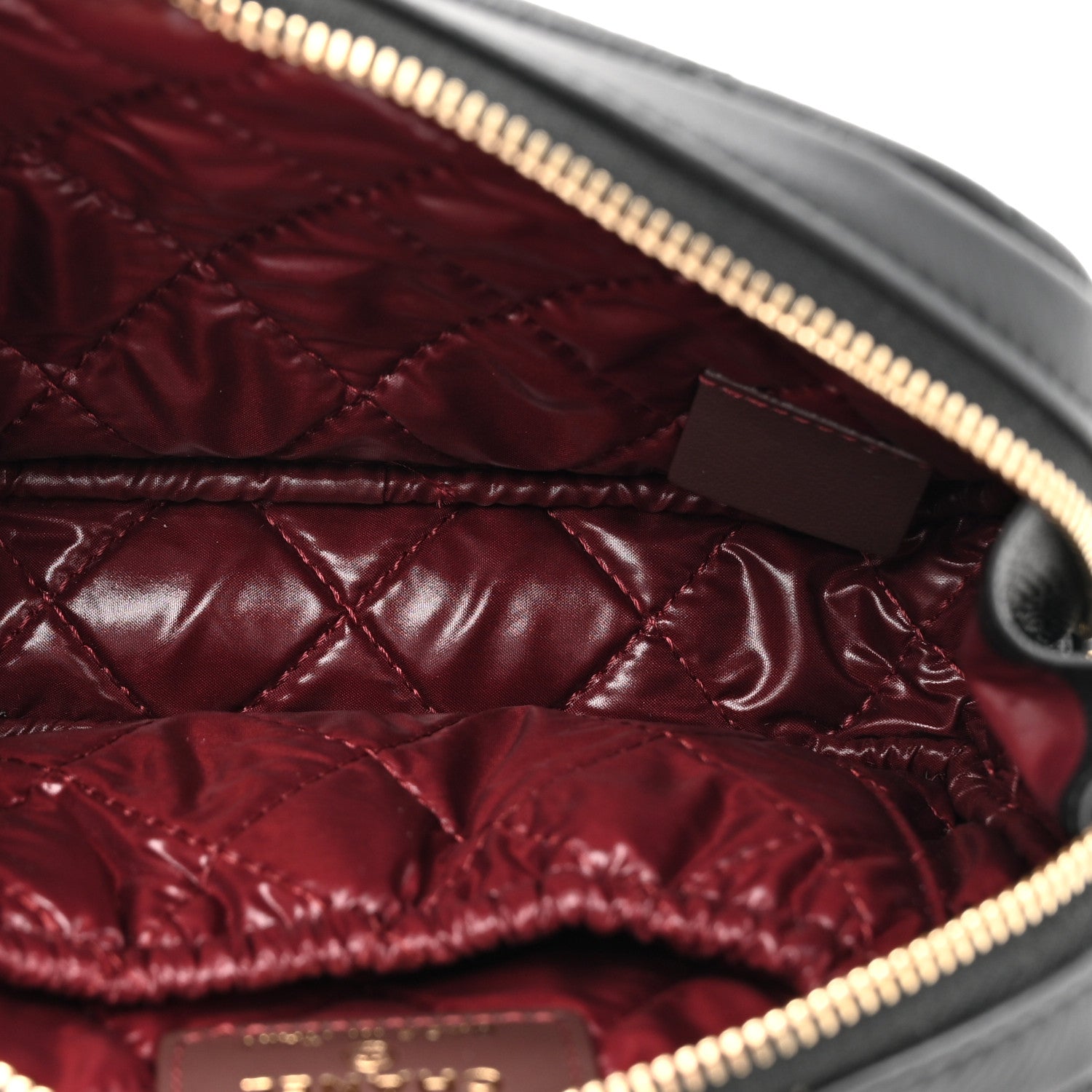 Chanel Caviar Quilted Small Curvy Pouch Cosmetic Case Black 5 of 8