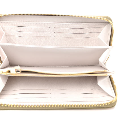 Louis Vuitton Empreinte Monogram Spring in the City Zippy Wallet Kaki Beige Cream 5 of 7