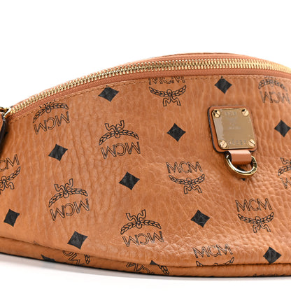 MCM Visetos Belt Bag Cognac 8 of 9