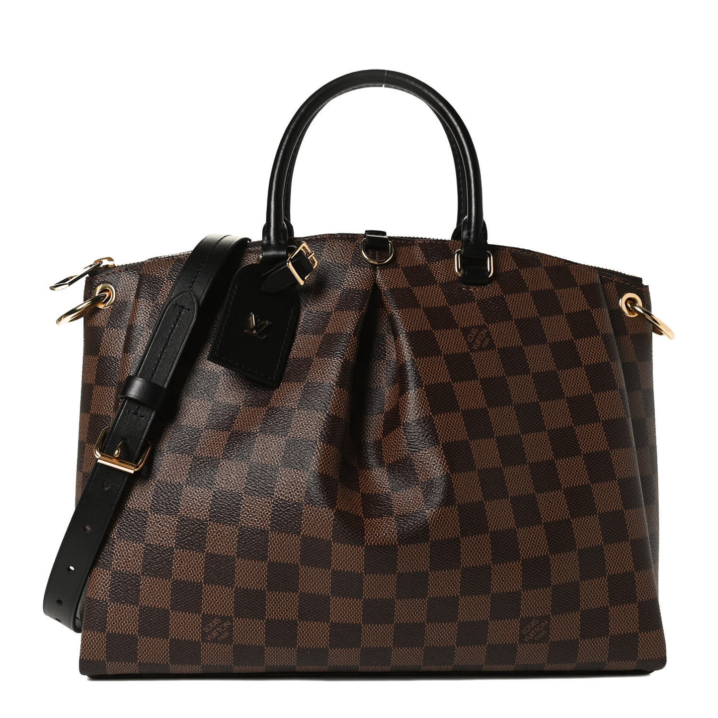 Damier Ebene Odeon Tote MM Black
