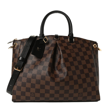 Louis Vuitton Damier Ebene Odeon Tote MM Black 1 of 11