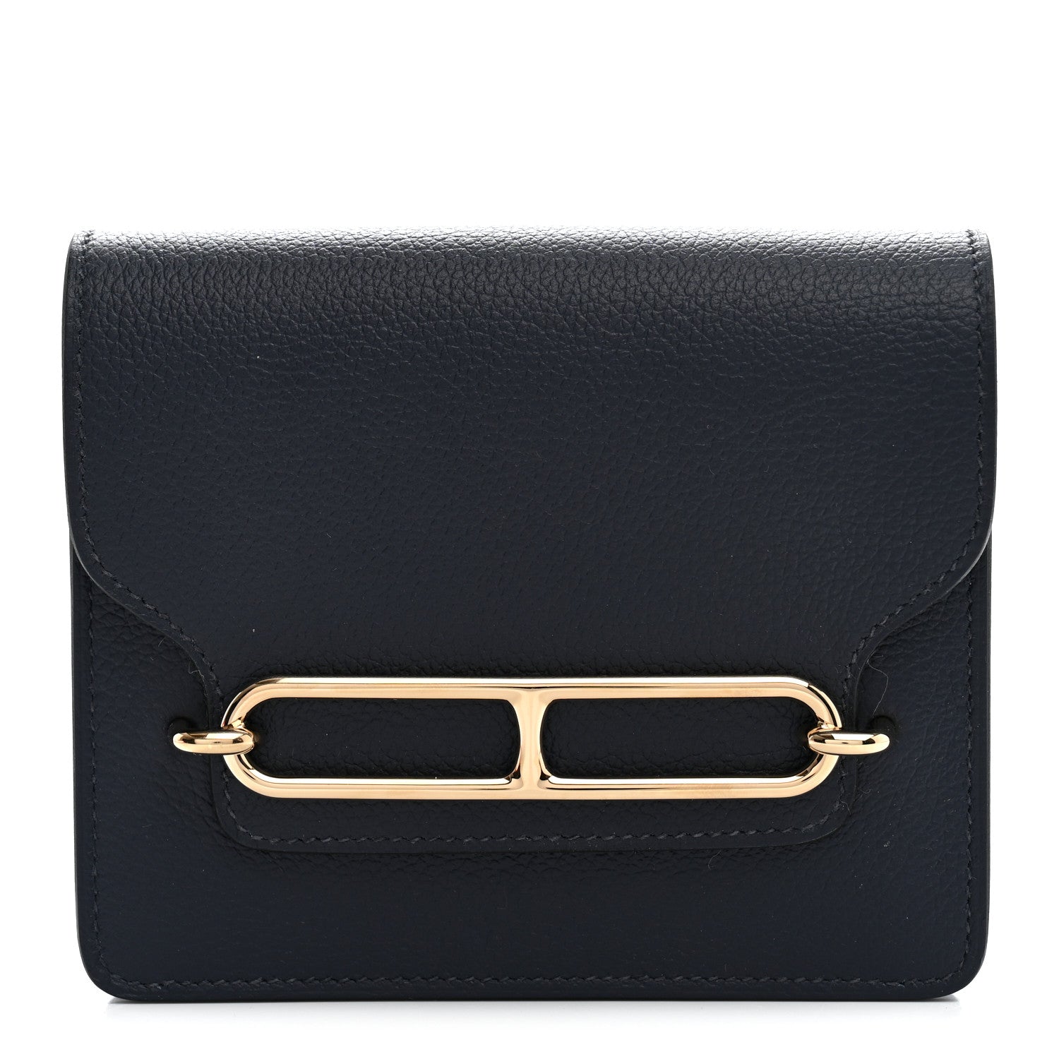 Hermes Evercolor Roulis Slim Wallet Bleu Nuit 1 of 9