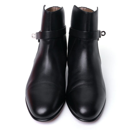 Hermes Calfskin Neo Low Boots 36.5 Black 2 of 7