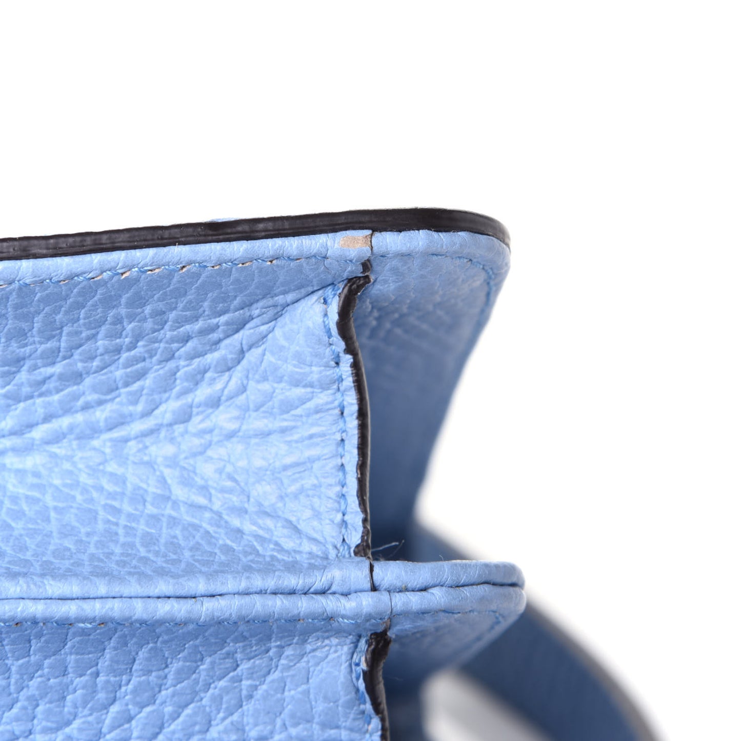 Dollar Calfskin Small Interlocking G Shoulder Bag Mineral Blue
