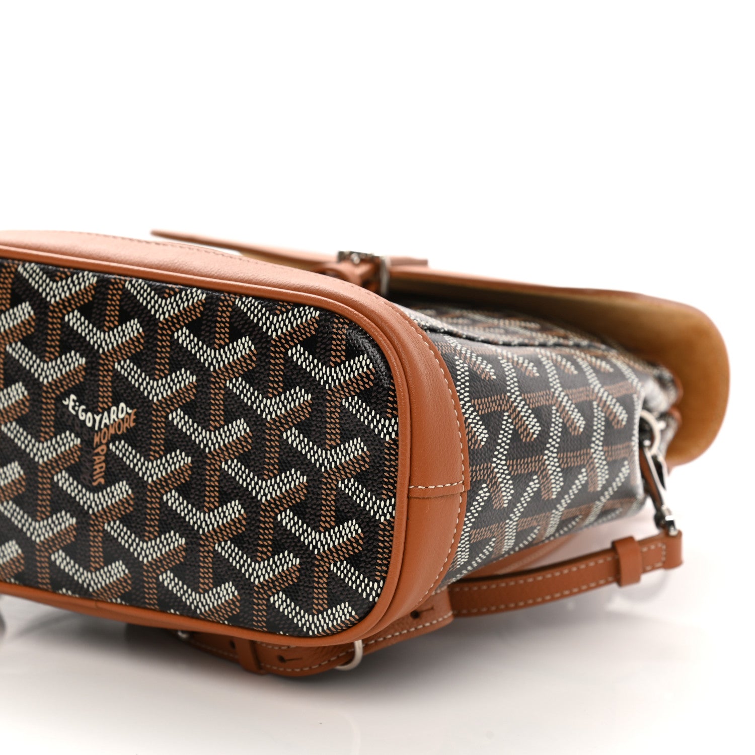 Goyard Goyardine Calfskin Mini Alpin Backpack Black Gold 17 of 17