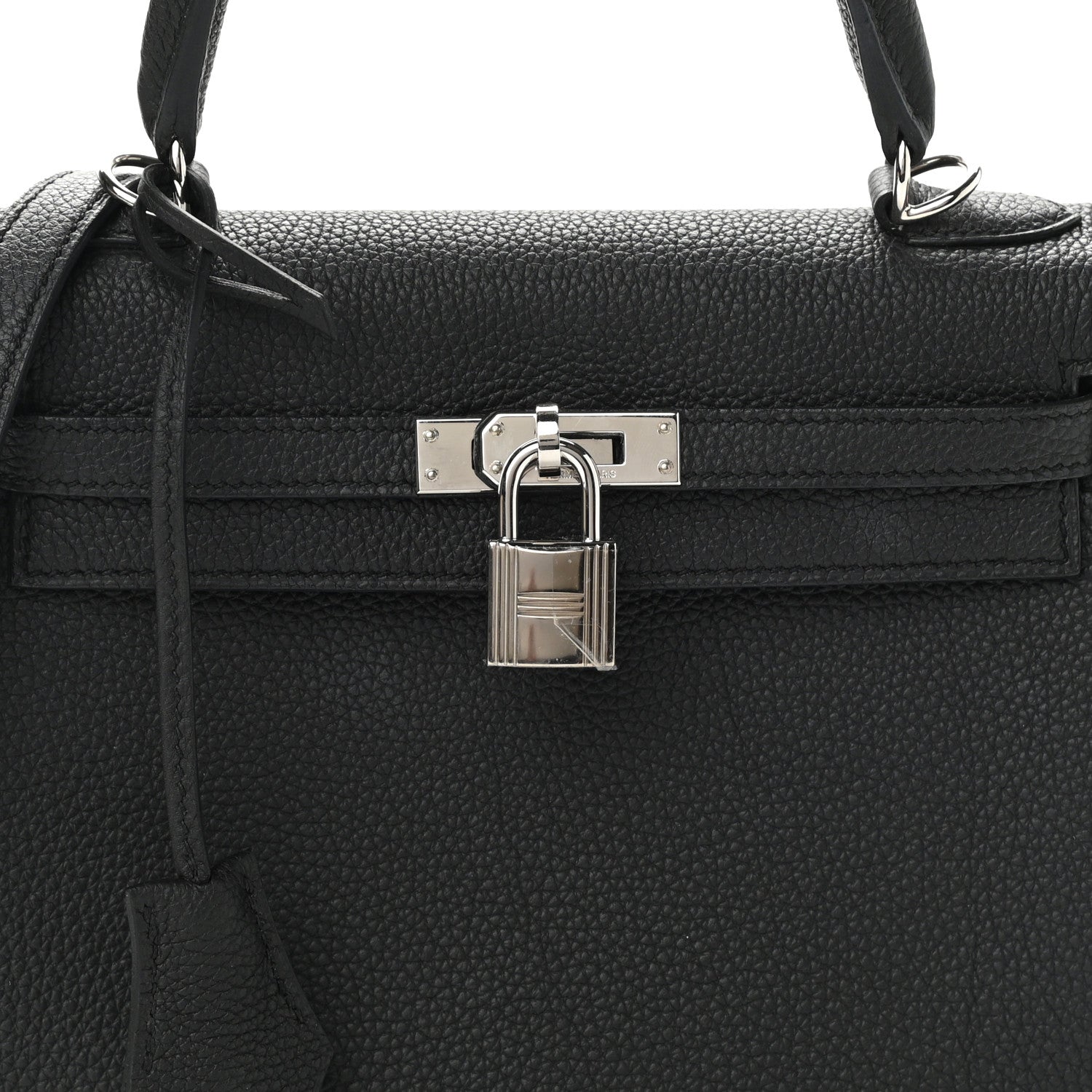 Hermes Togo Kelly Retourne 25 Black 7 of 10