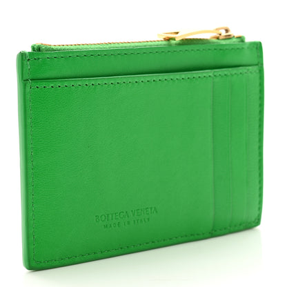 Bottega Veneta Nappa Maxi Intrecciato Zip Card Holder Parakeet 3 of 7