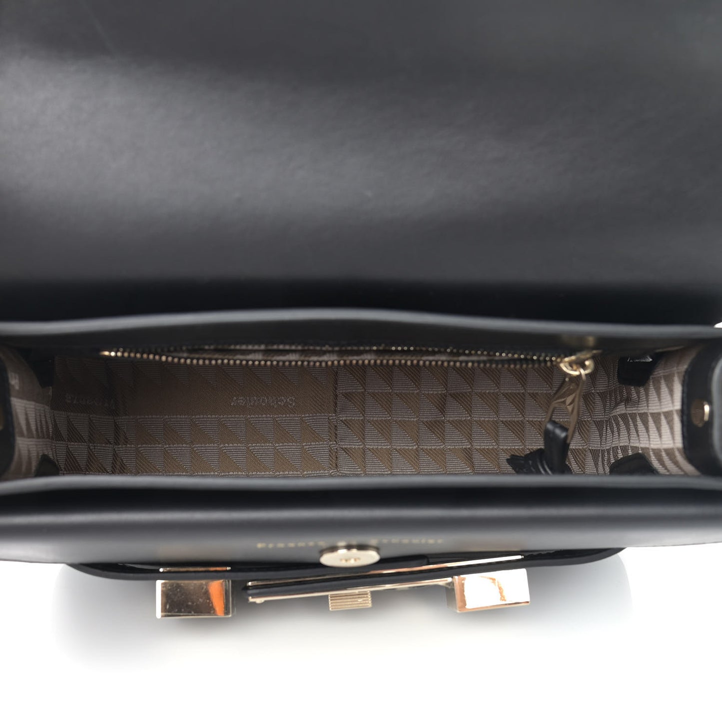 Calfskin Mini PS11 Classic Shoulder Bag Black