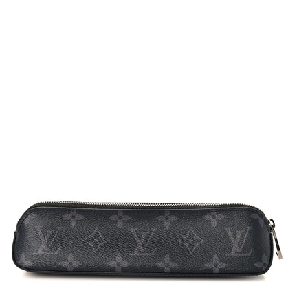 Louis Vuitton Monogram Eclipse Elizabeth Pencil Pouch Black 1 of 6
