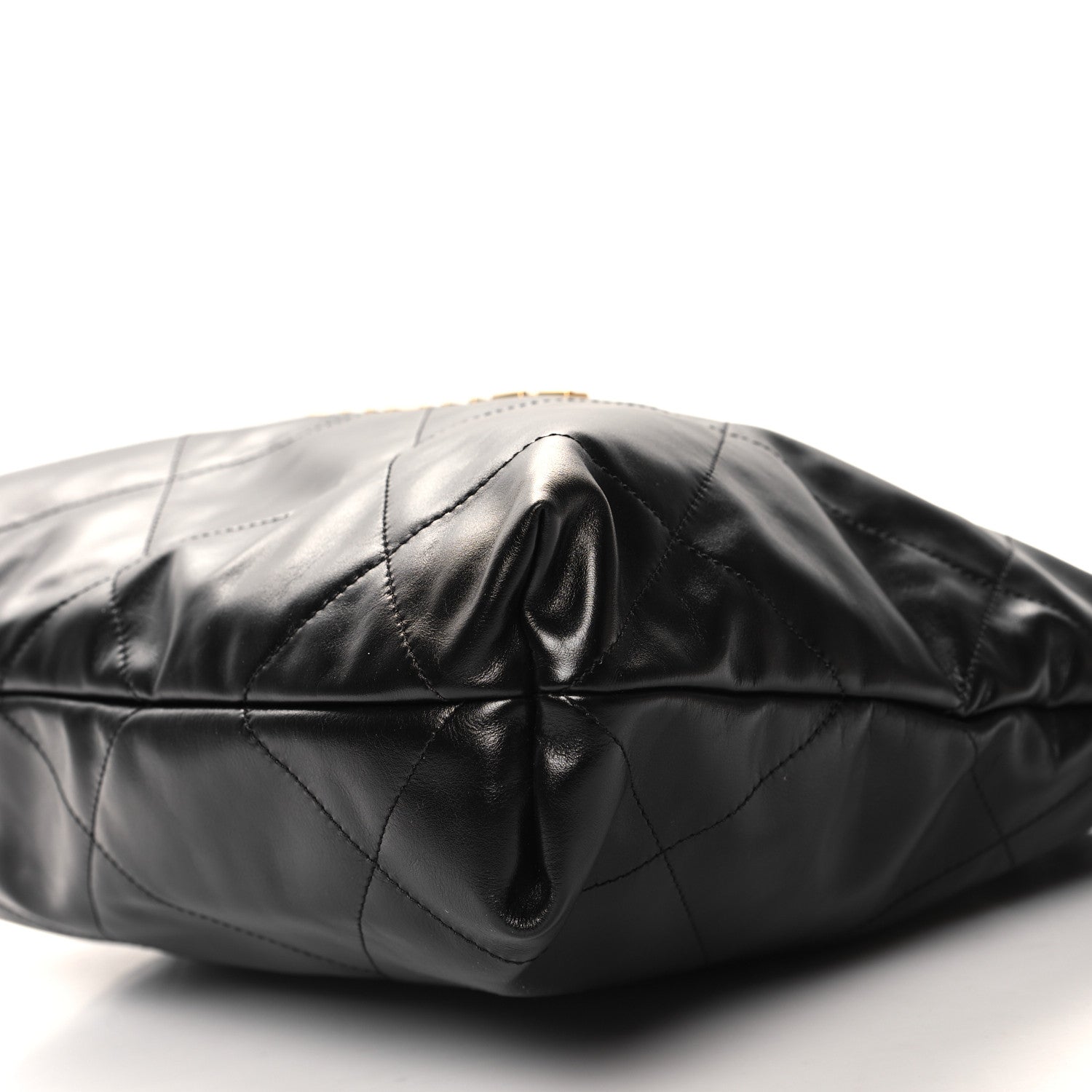 Chanel Shiny Calfskin Quilted Small Chanel 22 Black 11 of 11