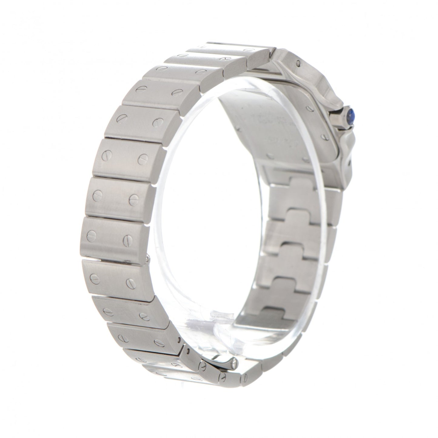 Stainless Steel 24mm Santos de Galbee Quartz Watch