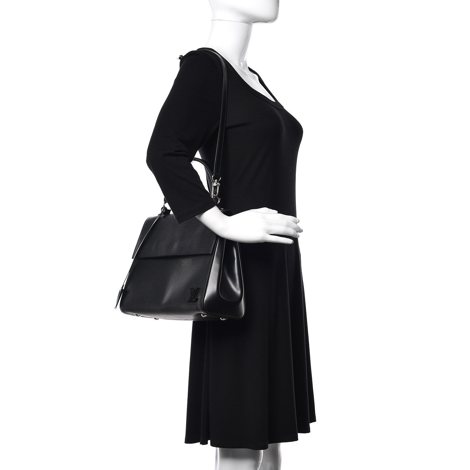 Louis Vuitton Epi Cluny MM Black 2 of 11