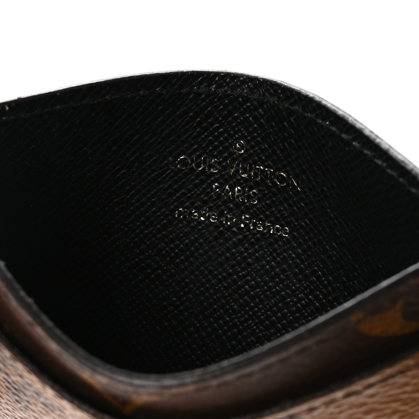 Reverse Monogram Card Holder