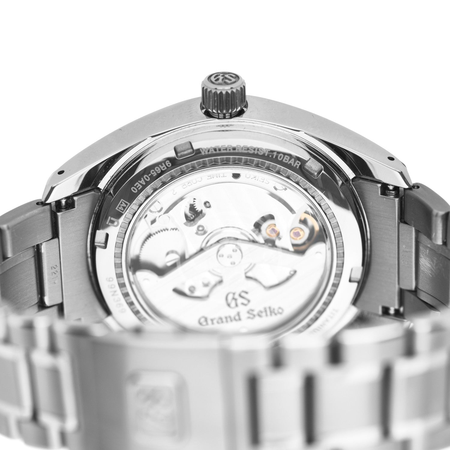Grand Seiko Titanium 41mm Snowflake Spring Drive Automatic Watch SBGA211 4 of 5