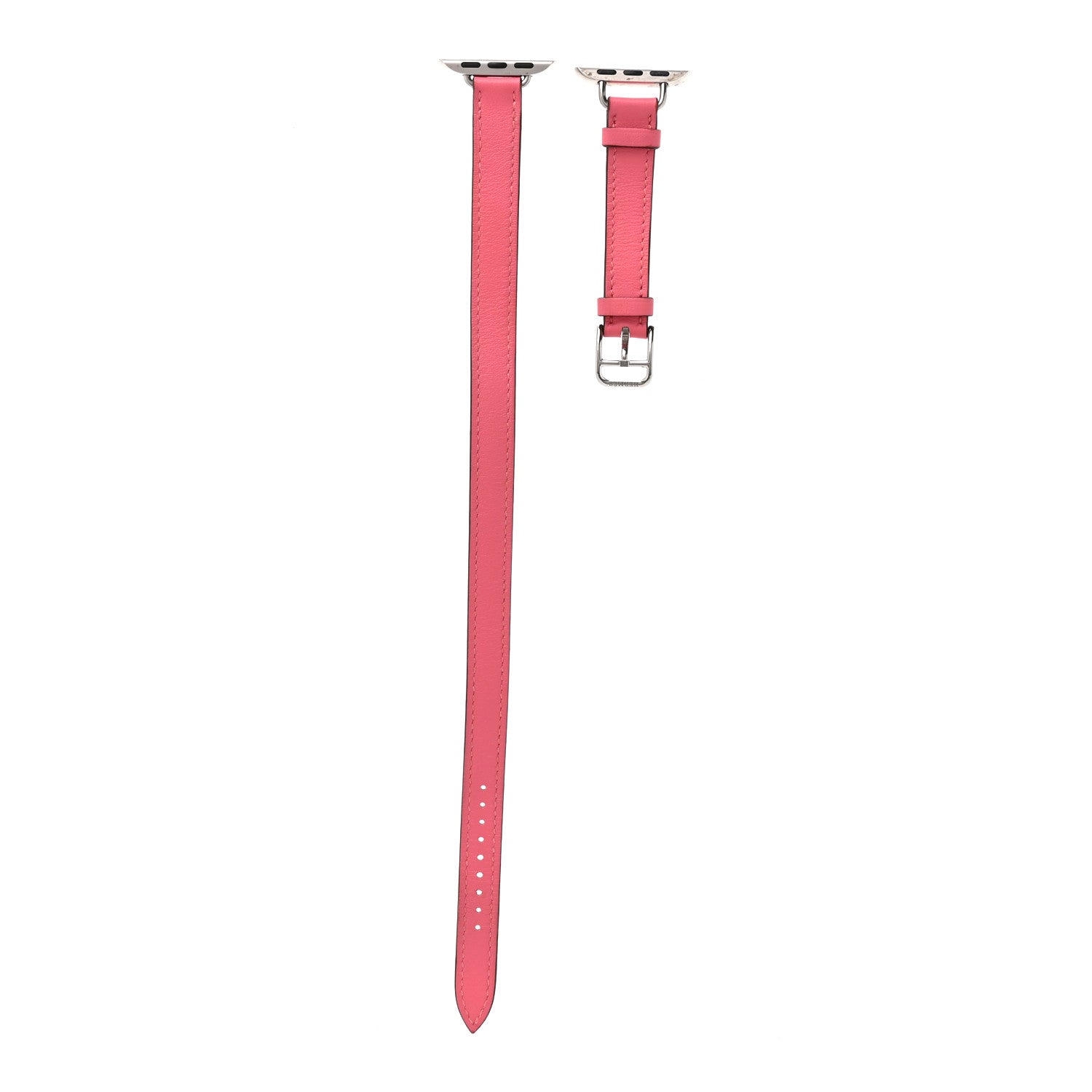 Hermes Swift 41mm Apple Watch Double Tour Band Rose Azalee 1 of 6