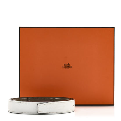 Hermes Swift Epsom 32mm Belt Strap 90 36 Etoupe White 10 of 10