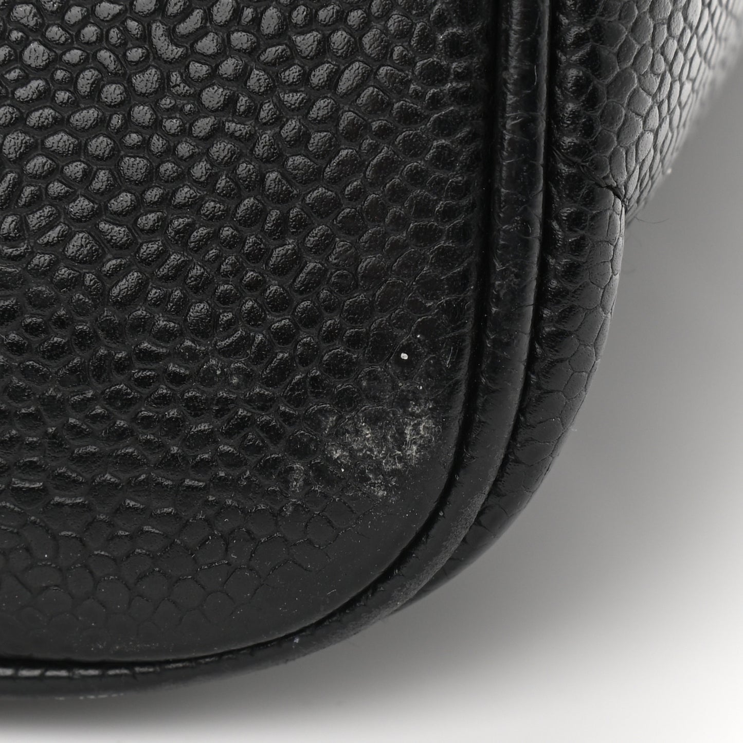 Caviar Quilted Medallion Tote Black