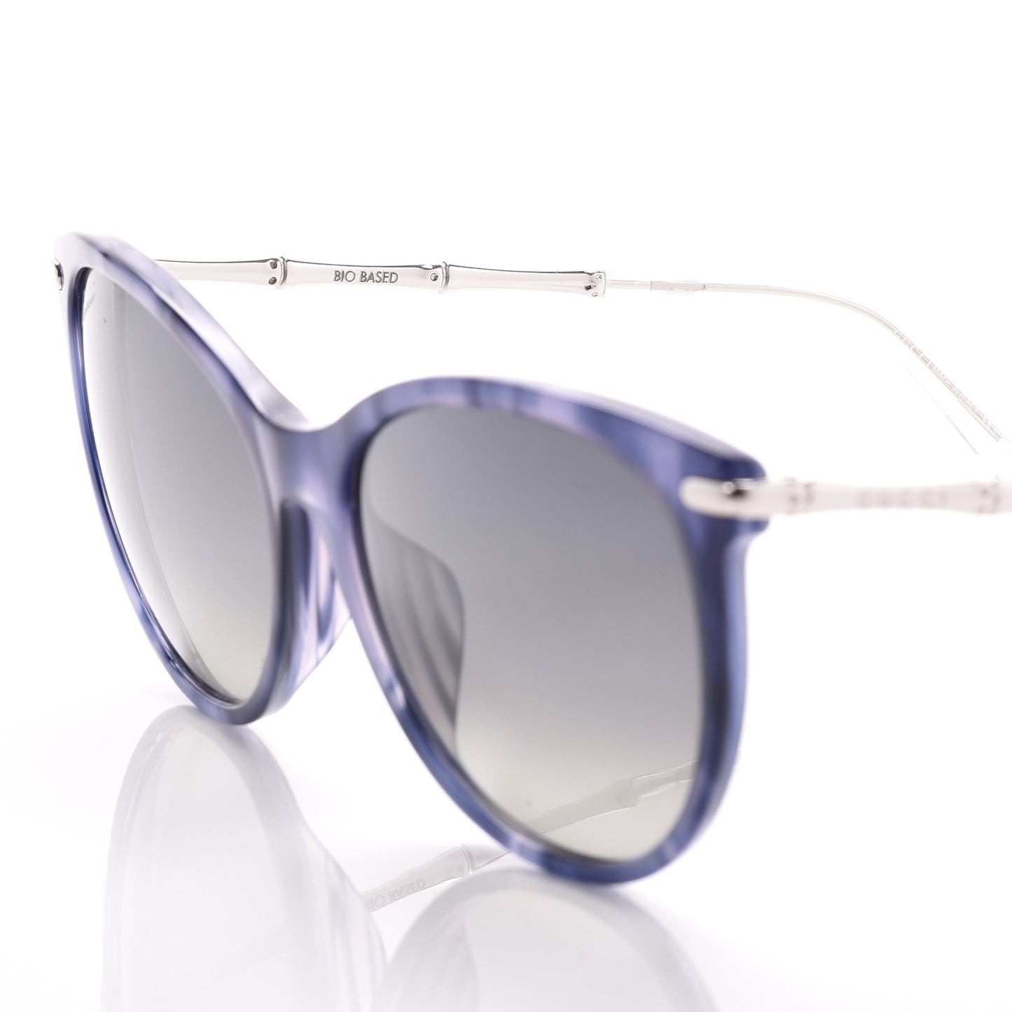 Bamboo Cat Eye GG 3771/F/S Sunglasses Silver