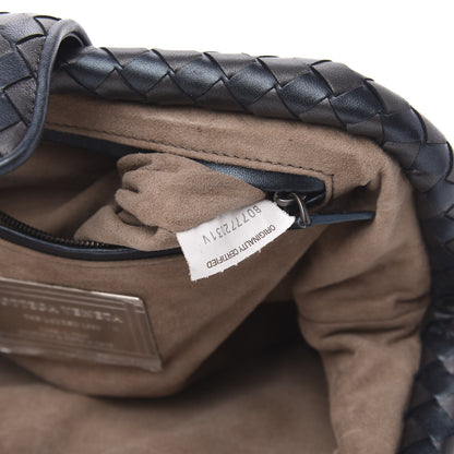 Bottega Veneta Metallic Nappa Intrecciato The Lauren 1980 Clutch Quetsche Antique Silver 8 of 10