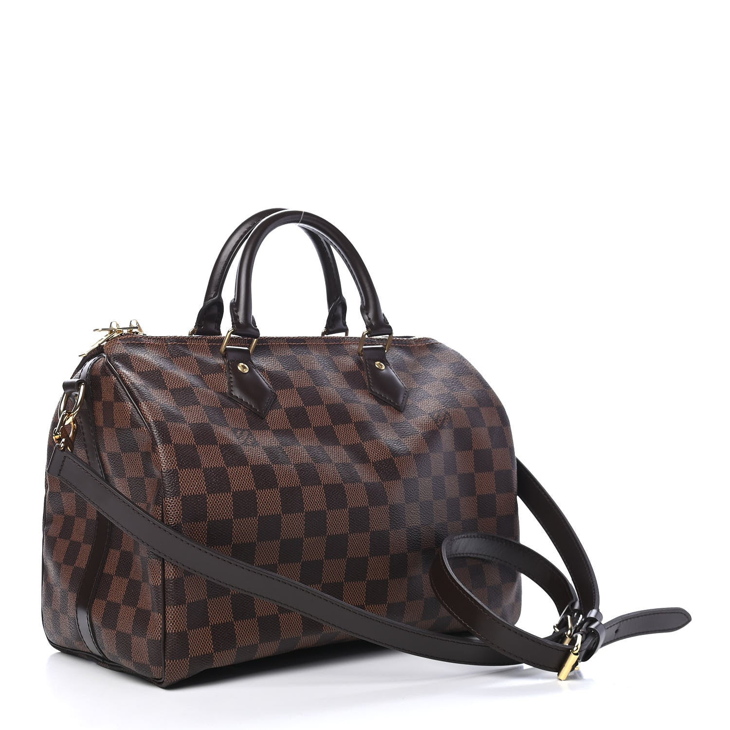 Louis Vuitton Damier Ebene Speedy Bandouliere 30 3 of 9